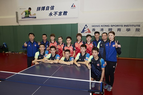 港隊世錦賽前會見傳媒